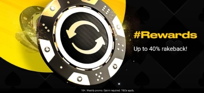 New signed players can enjoy up to 40% bwin rakeback